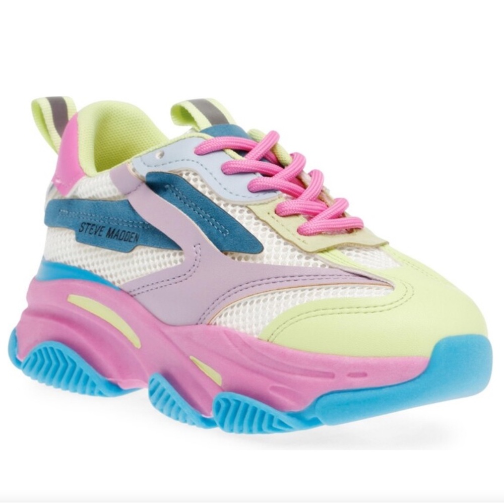 New Steve Madden (REVOLVE) Girls JPossession Elevated Fashion Sneakers‎